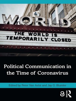 Political Communication in the Time of Coronavirus - ebook